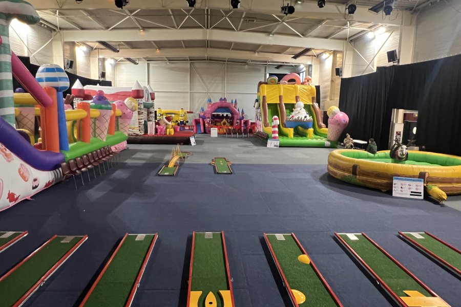 Aire de jeux gonflable intérieure